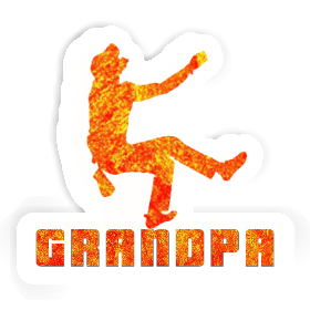 Climber Sticker Grandpa Image