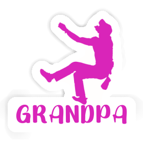 Sticker Grandpa Climber Image