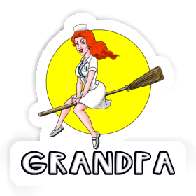 Sticker Grandpa Nurse Image