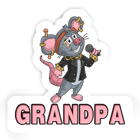 Sticker Singer Grandpa Image