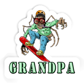 Sticker Grandpa Freerider Image