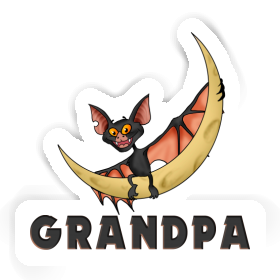 Grandpa Sticker Bat Image