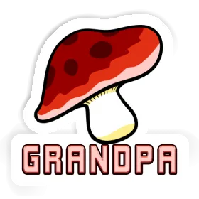 Grandpa Autocollant Champignon Image