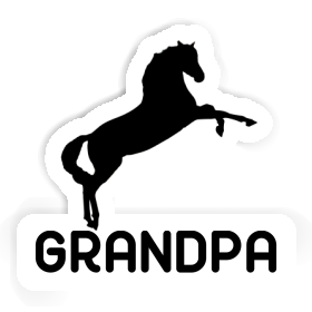 Horse Sticker Grandpa Image