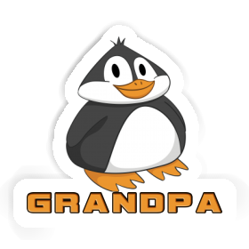 Sticker Penguin Grandpa Image