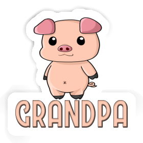 Sticker Grandpa Pigg Image