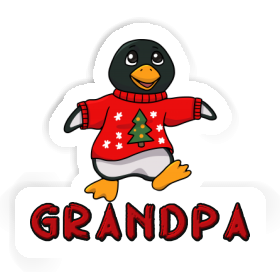 Sticker Penguin Grandpa Image