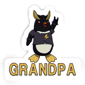 Sticker Penguin Grandpa Image