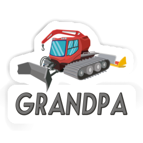 Grandpa Sticker Snowcat Image