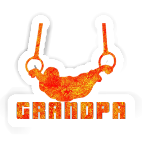 Grandpa Sticker Ring gymnast Image