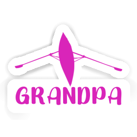 Grandpa Sticker Rowboat Image