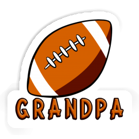 Grandpa Sticker Rugby Image