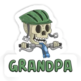 Grandpa Sticker Biker Image