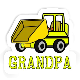 Front Tipper Sticker Grandpa Image