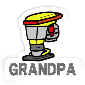 Grandpa Sticker Vibratory tamper Image