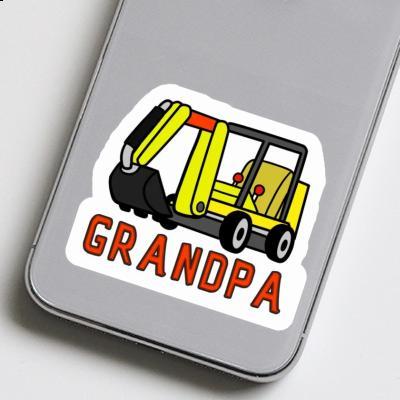 Autocollant Grandpa Mini-pelle Gift package Image