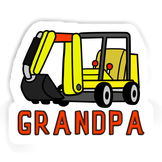 Autocollant Grandpa Mini-pelle Image