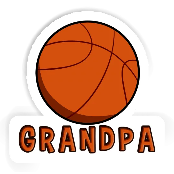 Autocollant Grandpa Ballon de basketball Image