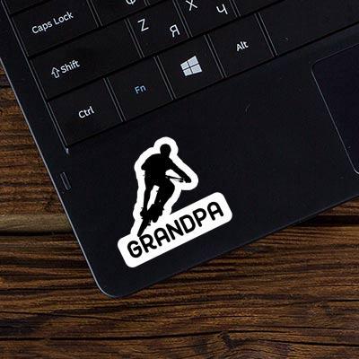 Sticker Grandpa Biker Gift package Image