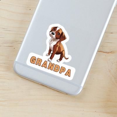 Grandpa Autocollant Boxer Notebook Image