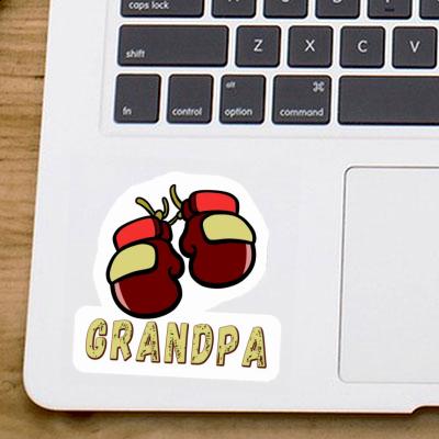 Grandpa Autocollant Gant de boxe Gift package Image