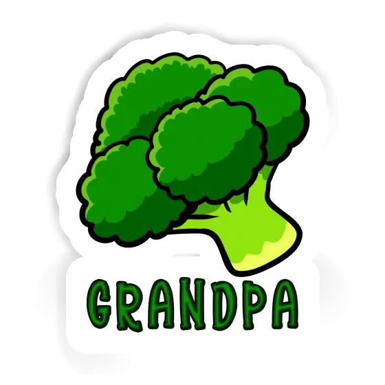 Grandpa Autocollant Brocoli Notebook Image