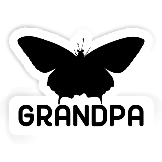 Autocollant Grandpa Papillon Laptop Image