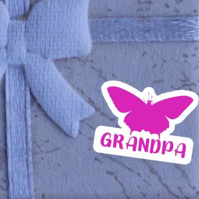 Sticker Grandpa Sommervogel Gift package Image