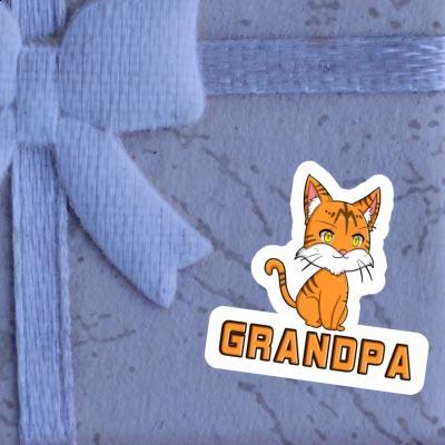 Kitten Sticker Grandpa Gift package Image