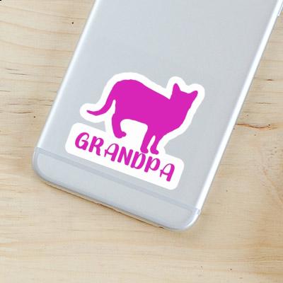 Grandpa Sticker Cat Image