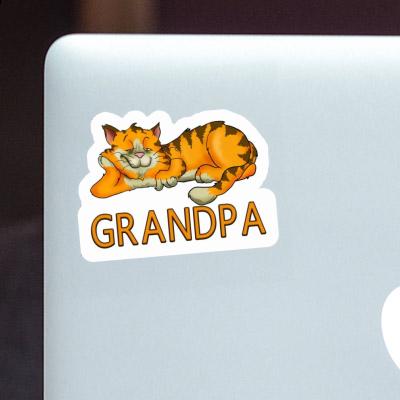 Autocollant Grandpa Chat Gift package Image