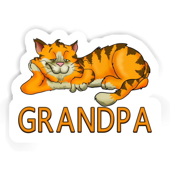 Autocollant Grandpa Chat Gift package Image