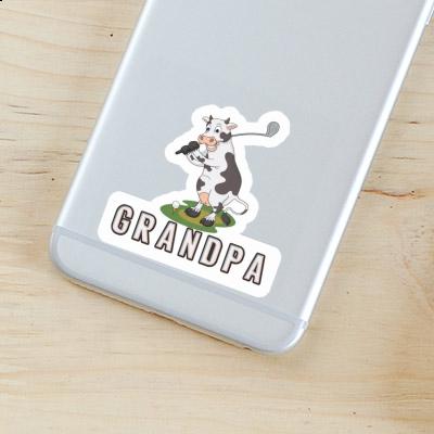 Autocollant Grandpa Vache Image