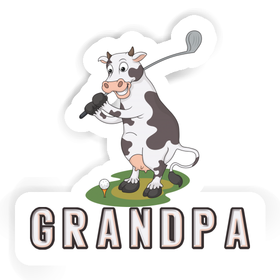 Autocollant Grandpa Vache Gift package Image