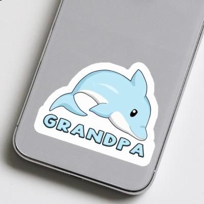 Grandpa Sticker Delfin Notebook Image