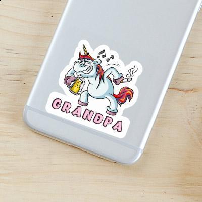 Aufkleber Grandpa Einhorn Gift package Image