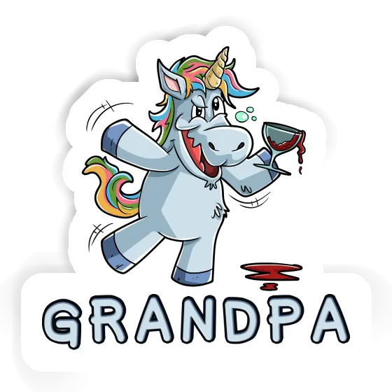 Licorne Autocollant Grandpa Gift package Image