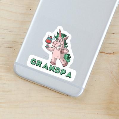 Party Unicorn Sticker Grandpa Gift package Image