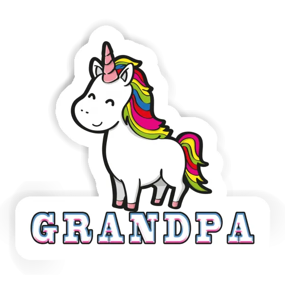 Licorne Autocollant Grandpa Gift package Image