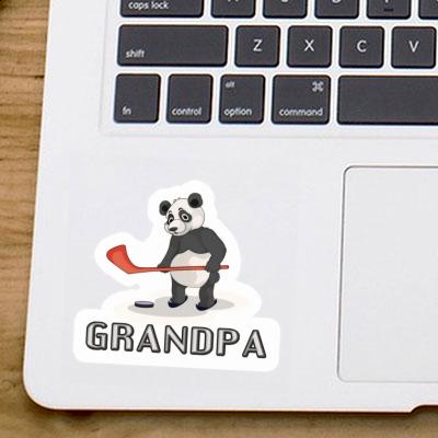 Autocollant Panda Grandpa Gift package Image