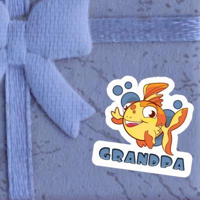 Fisch Aufkleber Grandpa Gift package Image