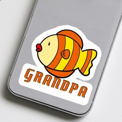 Grandpa Sticker Fish Gift package Image