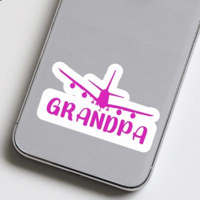 Avion Autocollant Grandpa Image