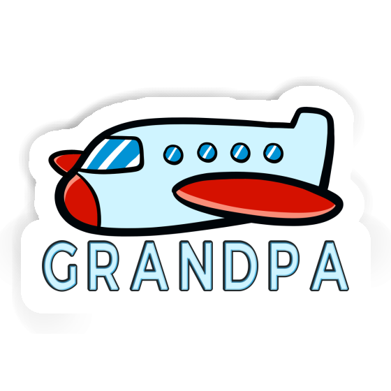 Autocollant Avion Grandpa Laptop Image