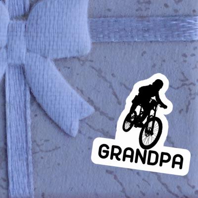 Grandpa Sticker Freeride Biker Notebook Image