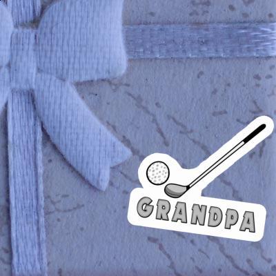 Grandpa Autocollant Club de golf Gift package Image