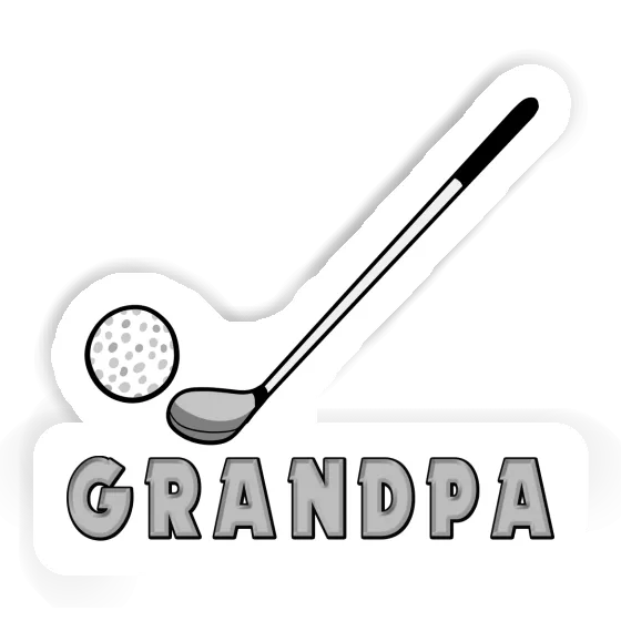 Grandpa Autocollant Club de golf Gift package Image