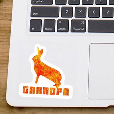 Grandpa Autocollant Lapin Gift package Image