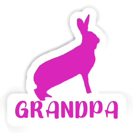 Sticker Grandpa Hase Image