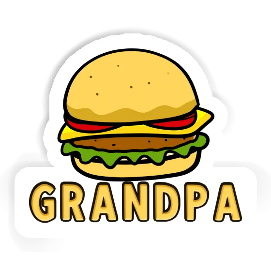 Hamburger Autocollant Grandpa Image